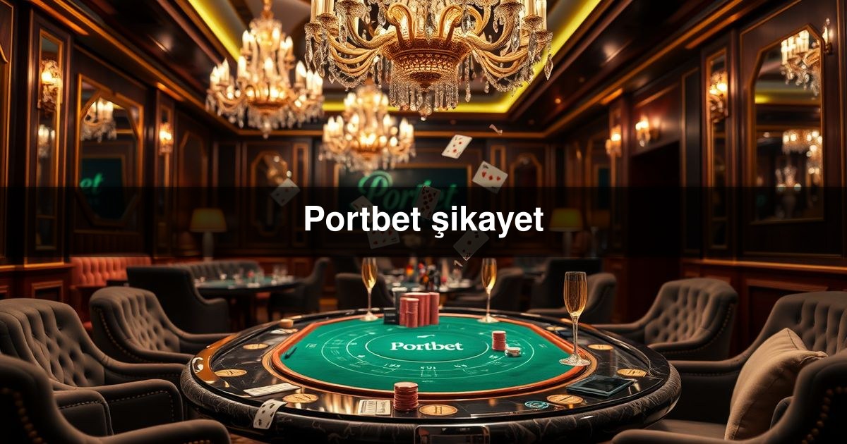Portbet şikayet